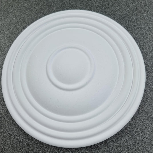 Ceiling Rose K25 Premium 28 cm Medium - Floral Ceiling Medallion for Light Fittings & Chandeliers