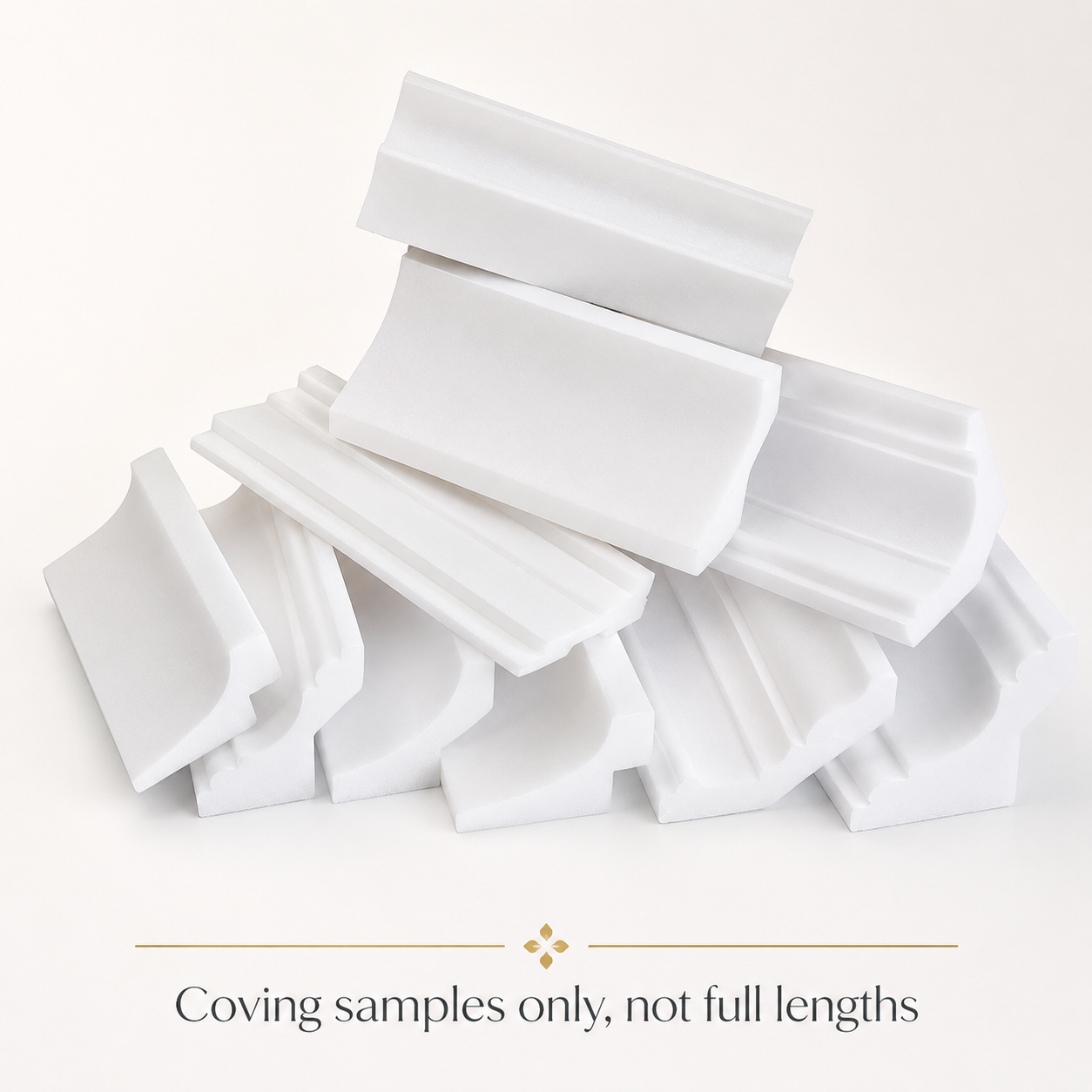 Coving Samples, Lightweight Polystyrene Coving Designs