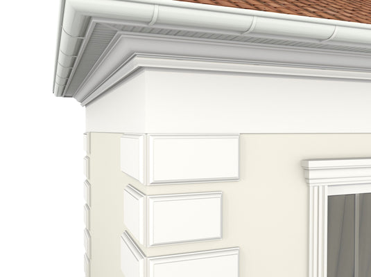 Crown Cornice Plaster Coated EPS - G-103 170mm x 125mm