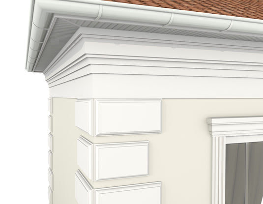 Crown Cornice Plaster Coated EPS - G-104 270mm x 120mm