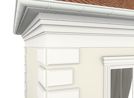 Crown Cornice Plaster Coated EPS - G-215 120mm x 260mm