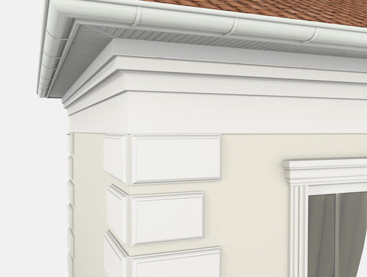 Crown Cornice Plaster Coated EPS - G-216 100mm x 230mm