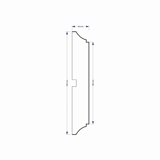 Plaster Coated Quoin Exterior Model "A" Panel Board 2m