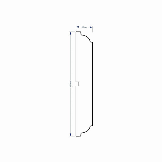 Plaster Coated Quoin Exterior Model "B" Panel Board 2m