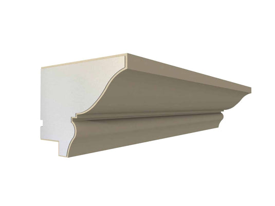 Crown Cornice Plaster Coated EPS - G-101 165mm x 125mm