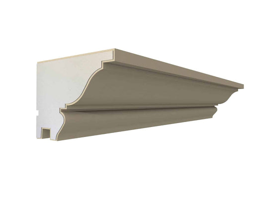 Crown Cornice Plaster Coated EPS - G-103 170mm x 125mm