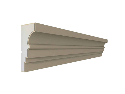 Crown Cornice Plaster Coated EPS - G-105 260mm x 115mm