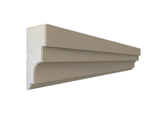 Crown Cornice Plaster Coated EPS - G-215 120mm x 260mm