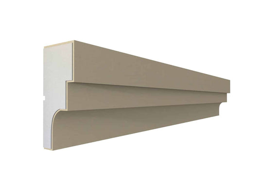 Crown Cornice Plaster Coated EPS - G-216 100mm x 230mm