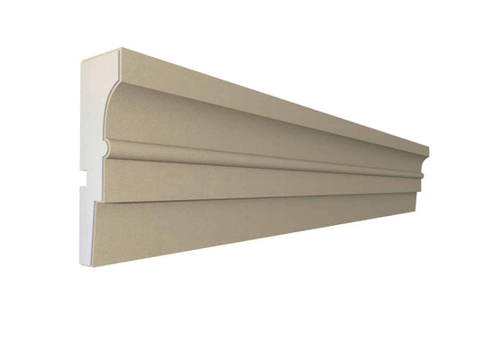 Window Frame Cornice Plaster Coated EPS O-104 40mm x 130mm