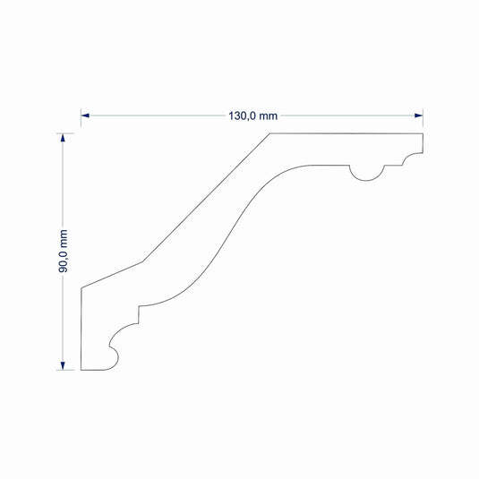 Polystyrene Coving for Wall Ceiling ST-13 Lightweight XPS