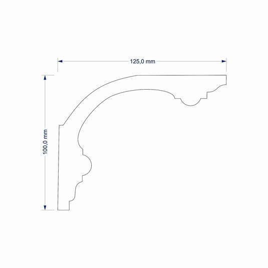 Polystyrene Coving for Wall Ceiling ST-25 Lightweight XPS