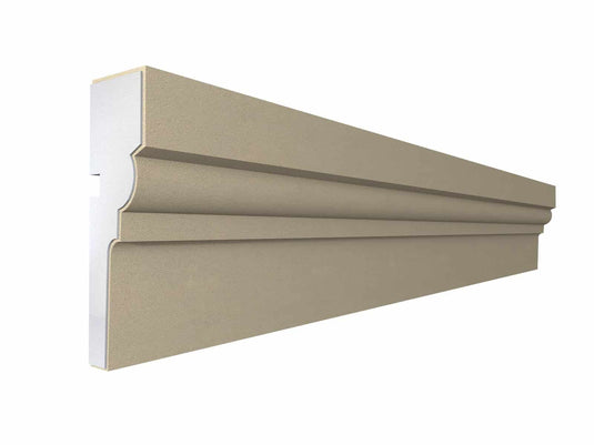 Window Frame Cornice Plaster Coated EPS O-14 35mm x 115mm