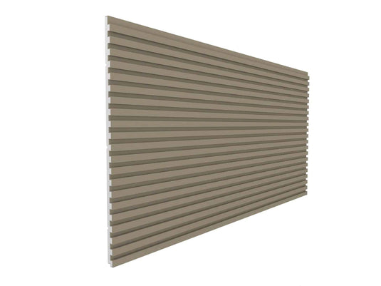 Slatted 3D Wall Panel Plaster Coated PN-14 360mm x 32,5mm x 2000mm