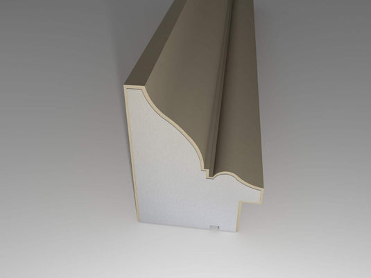 Crown Cornice Plaster Coated EPS - G-101 165mm x 125mm