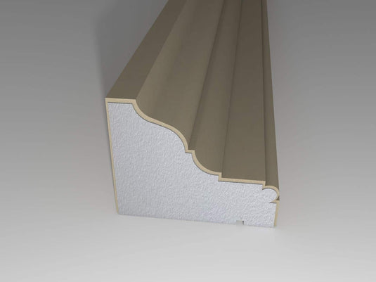 Crown Cornice Plaster Coated EPS - G-102 170mm x 210mm