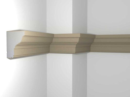 Crown Cornice Plaster Coated EPS - G-102 170mm x 210mm