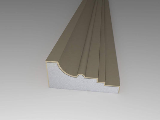 Crown Cornice Plaster Coated EPS - G-105 260mm x 115mm