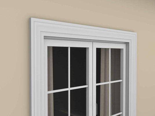 Window Frame Cornice Plaster Coated EPS O-01 35mm x 115mm