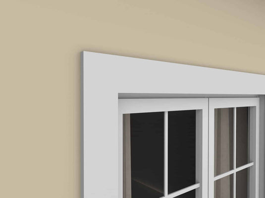 Window Frame Cornice Plaster Coated EPS O-02 20mm x 120mm