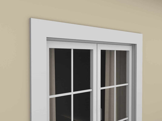 Window Frame Cornice Plaster Coated EPS O-02 20mm x 120mm