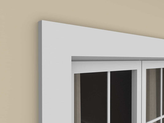 Window Frame Cornice Plaster Coated EPS O-04 30mm x 120mm