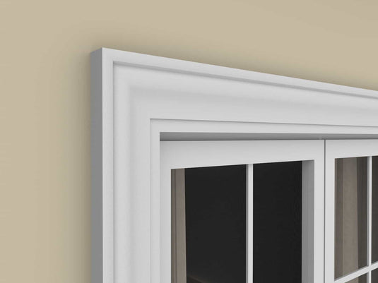 Window Frame Cornice Plaster Coated EPS O-05 40mm x 110mm