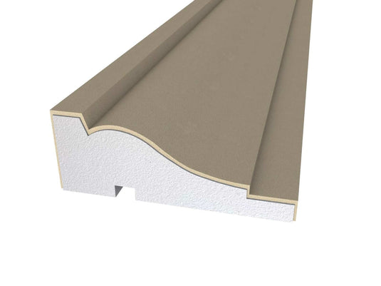 Window Frame Cornice Plaster Coated EPS O-05 40mm x 110mm