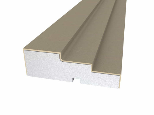 Window Frame Cornice Plaster Coated EPS O-107 40mm x 125mm