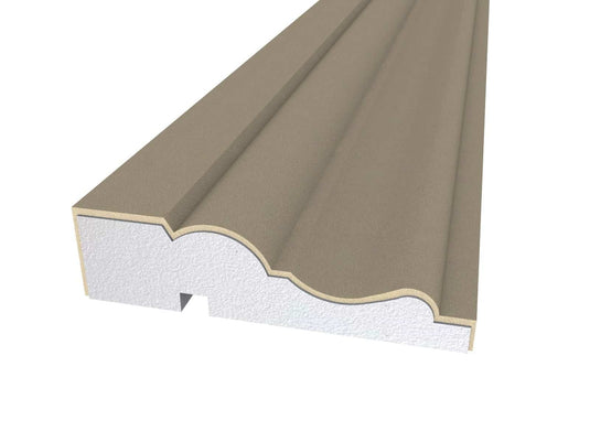 Window Frame Cornice Plaster Coated EPS O-110 30mm x 120mm