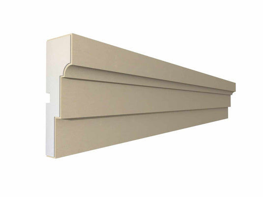 Window Frame Cornice Plaster Coated EPS O-114 40mm x 120mm