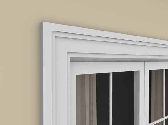 Window Frame Cornice Plaster Coated EPS O-13 30mm x 110mm