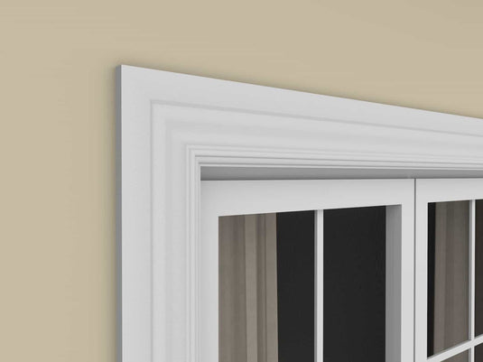 Window Frame Cornice Plaster Coated EPS O-16 20mm x 120mm