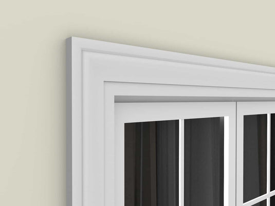 Window Frame Cornice Plaster Coated EPS O-201 40mm x 150mm