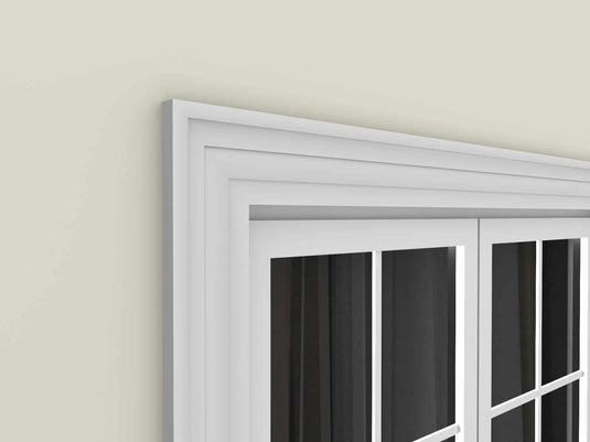 Window Frame Cornice Plaster Coated EPS O-202 40mm x 155mm