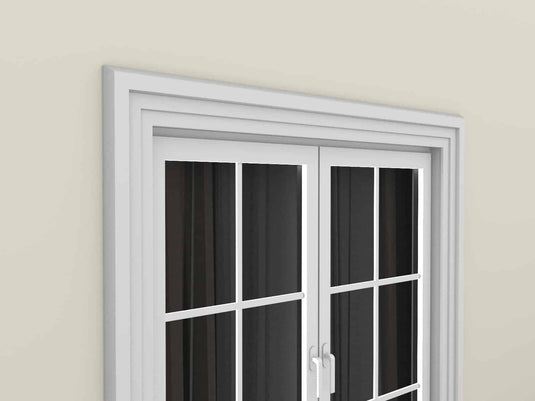 Window Frame Cornice Plaster Coated EPS O-204 35mm x 145mm