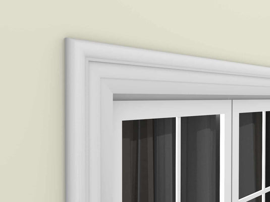 Window Frame Cornice Plaster Coated EPS O-209 40mm x 140mm