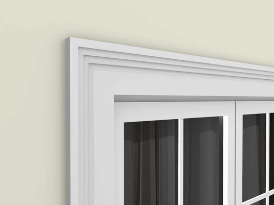 Window Frame Cornice Plaster Coated EPS O-212 30mm x 150mm