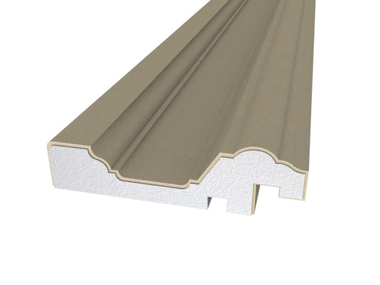 Window LED Frame Cornice Plaster Coated EPS O-28LED 28mm x 100mm