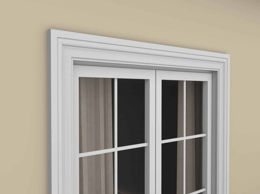 Window Frame Cornice Plaster Coated EPS O-110 30mm x 120mm