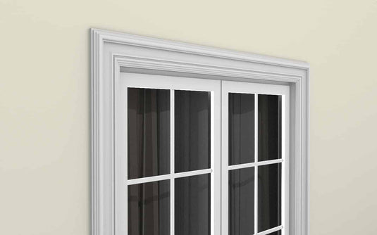 Window Frame Cornice Plaster Coated EPS O-301 50mm x 165mm