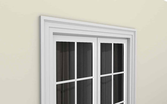 Window Frame Cornice Plaster Coated EPS O-304 45mm x 180mm