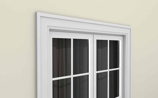 Window Frame Cornice Plaster Coated EPS O-306 40mm x 180mm