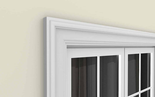 Window Frame Cornice Plaster Coated EPS O-312 70mm x 190mm