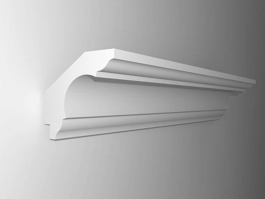 Polystyrene Coving for LED LWS-55 60mm x 55mm Lightweight XPS