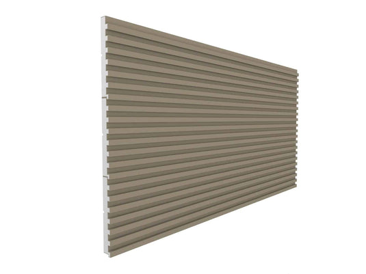 Slatted 3D Wall Panel Plaster Coated PN-11 360mm x 50mm x 2000mm