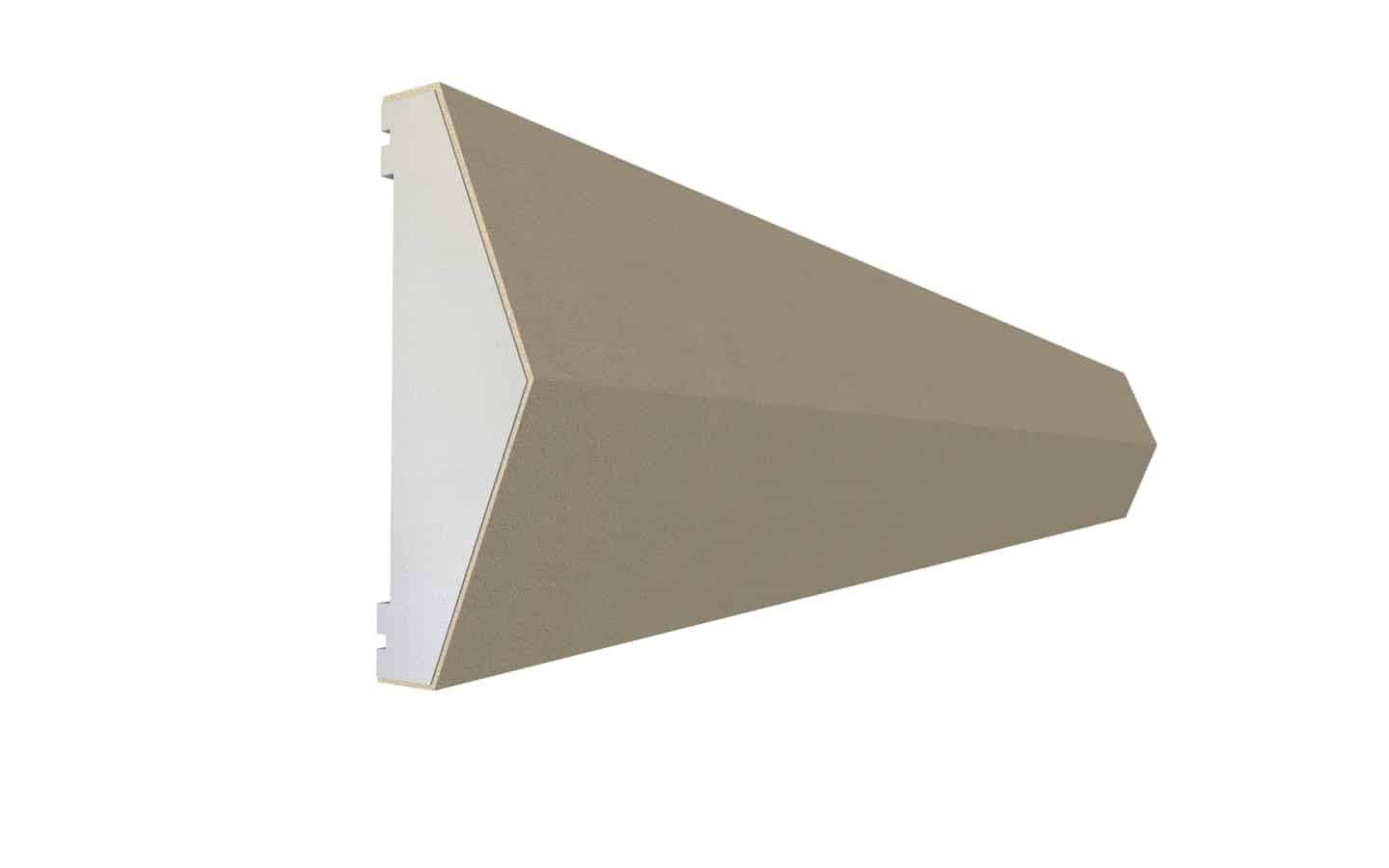Coving Cladding Cladding 3D Wall Panel Plaster Coated PN-16 310mm x 105mm x 2000mm