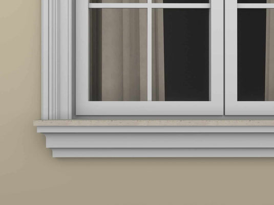 Windowsill Cornice Plaster Coated EPS - P-101 60mm x 95mm