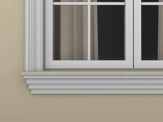 Windowsill Cornice Plaster Coated EPS - P-203 70mm x 150mm