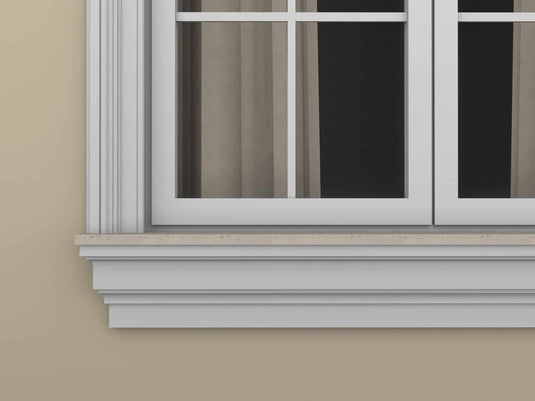 Windowsill Cornice Plaster Coated EPS - P-301 70mm x 170mm